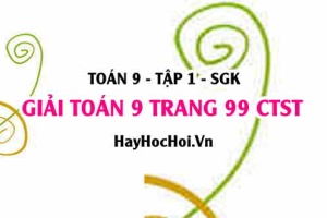 Giải Toán 9 trang 99 tập 1 Chân trời sáng tạo